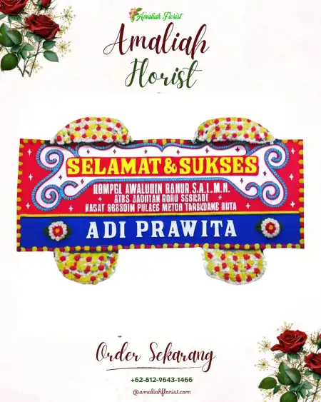 Papan Bunga Ucapan Selamat Sadawarna